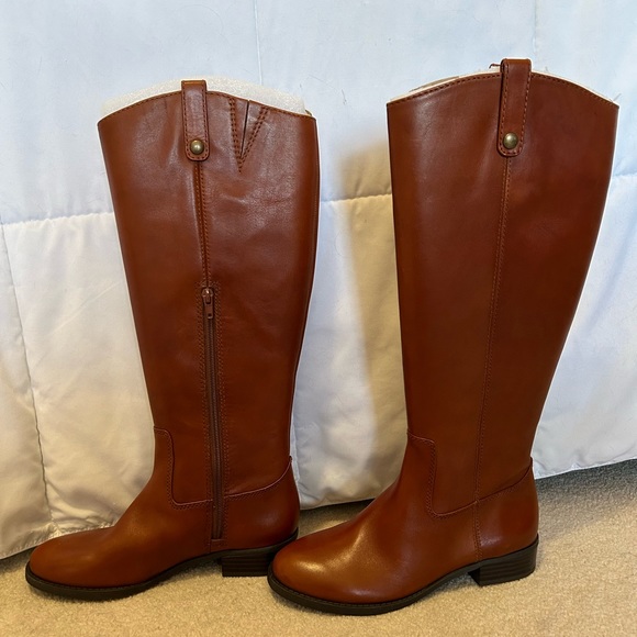 NWT INC INTERNATIONAL concepts Fawne Wide Calf Riding Boot- Cognac - Picture 7 of 7